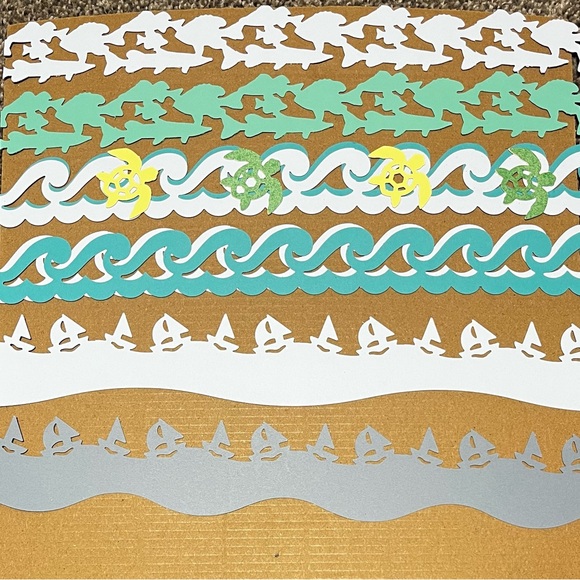 12 inch borders for beach theme vacation - Picture 7 of 16
